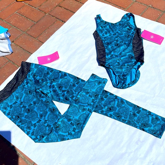 Brand new never worn koala printed leotard and athletic pants set. - Picture 2 of 2